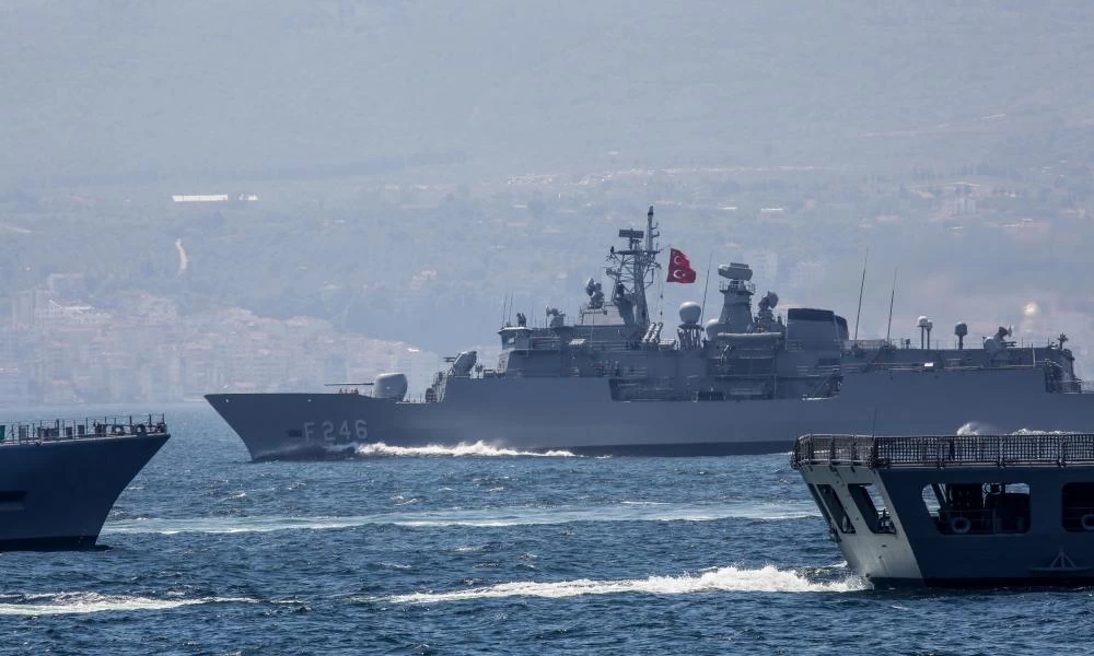Συγκέντρωση του τουρκικού στόλου στον Κόλπο του Ξηρού